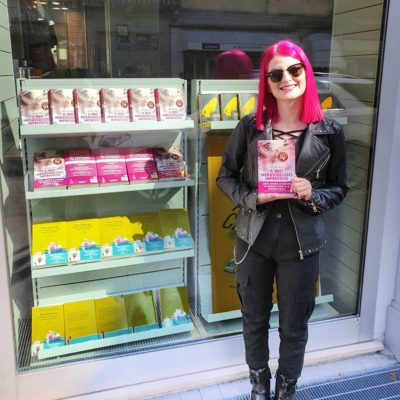 Vetrina dedicata a "il mio meraviglioso imprevisto" alla Libreria Moderna di S. Donà di Piave.